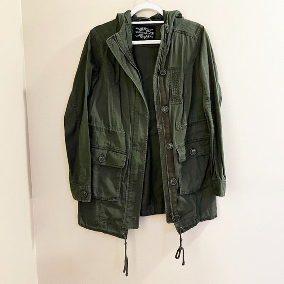 Chocolate Green Utility Jacket - Picture 2 of 9
